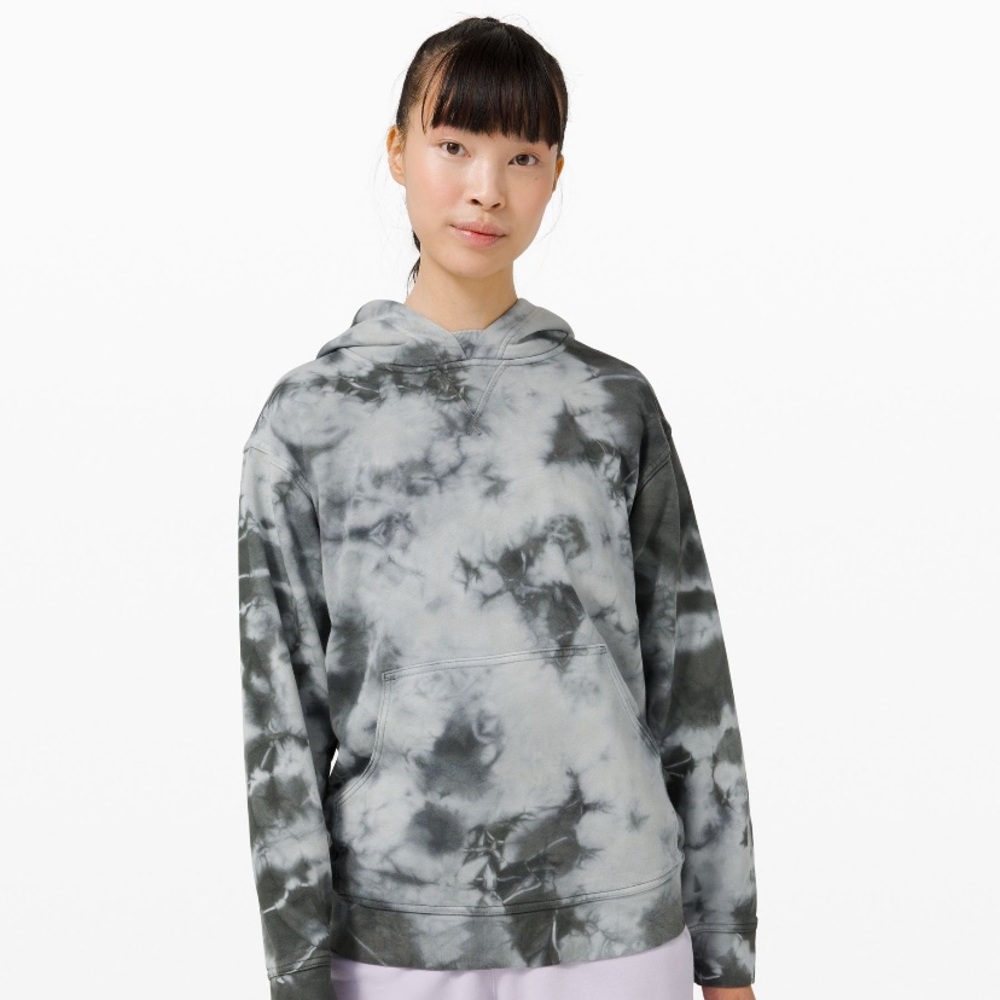 lululemon athletica Gray Tie-Dye Hoodie